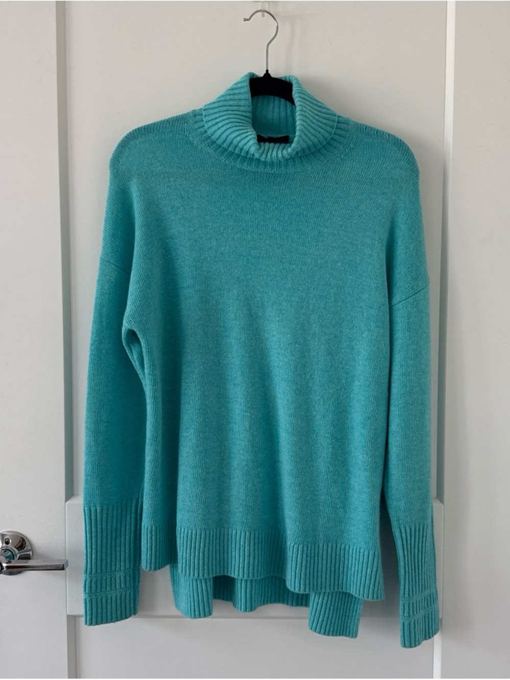 J. Crew Teal Turtleneck Sweater